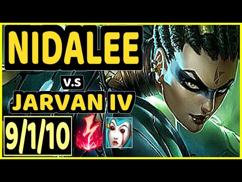 CINKROF (NIDALEE) vs JARVAN IV - 9/1/10 KDA JUNGLE CHALLENGER GAMEPLAY - EUW