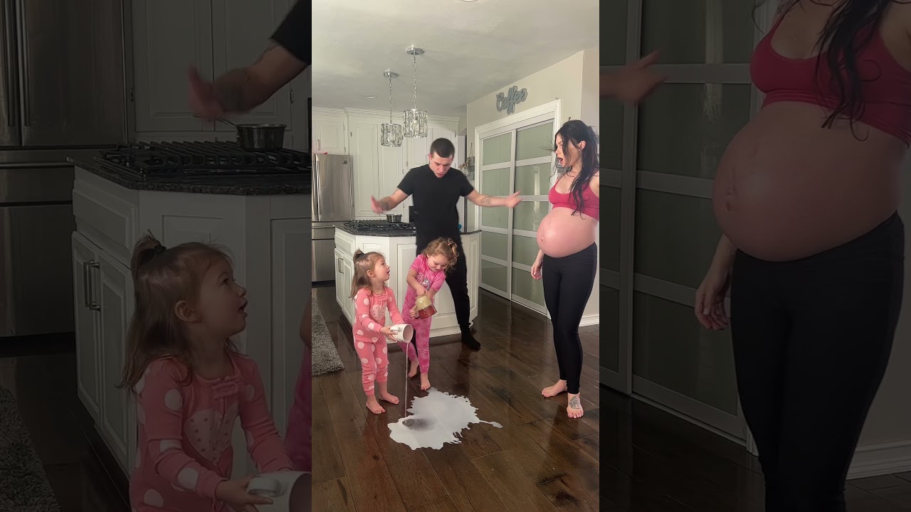 Mom and Dad use girls as mops 😂😂 #shorts