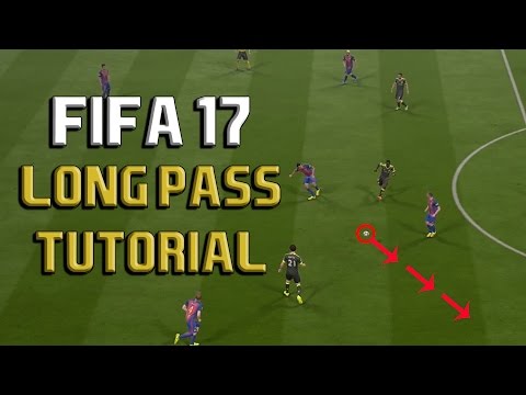 Fifa 17 ADVANCED LONG PASS TUTORIAL: How To Quick Attack and Counter Attack