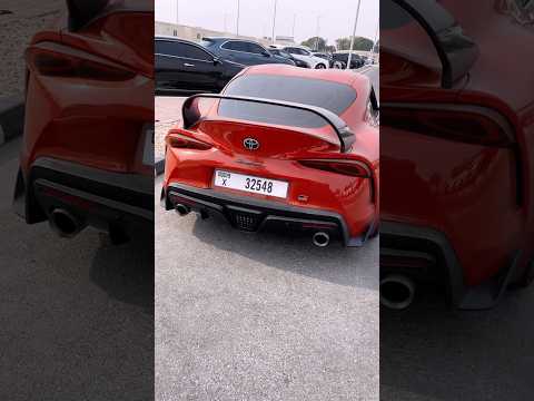 toyota supra gr 3.0 exhaust sounds 🔥📣😱#shorts #toyota #supra #exhaust #sound