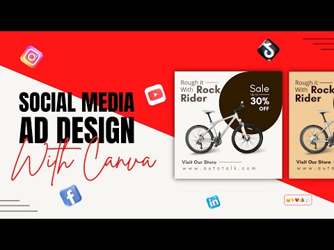 How To Make Social Media Design for Travel Agency Facebook Instagram Ads Design In Canva Part 7