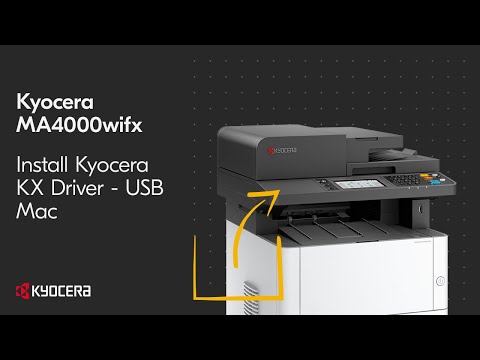 Kyocera MA4000x — печать на Mac через USB