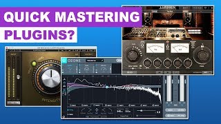 Video thumbnail for Do Mastering Plugins Work? Izotope Ozone, IK Multimedia Lurssen Mastering, and Waves MixCentric by Sanjay C