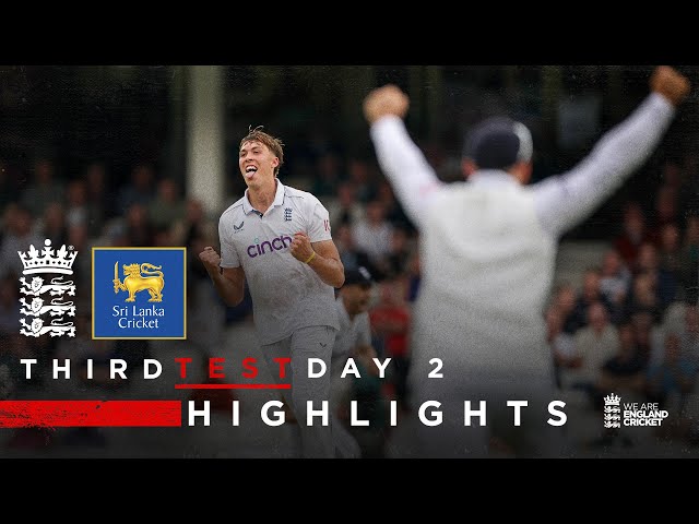 Pope 154 & Hull’s First Wicket | Highlights – England v Sri Lanka Day 2 | Rothesay Test 2024