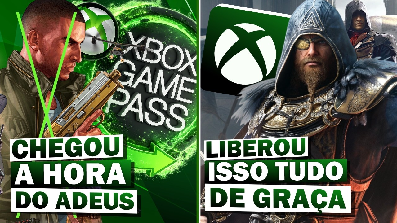 Game Pass sofre baixa e Xbox surpreende com 13 jogos grátis por tempo limitado!