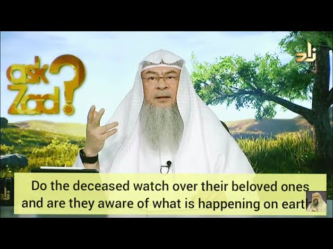 Do the deceased watch over their loved ones? Are they aware of what happens on earth Assim al hakeem