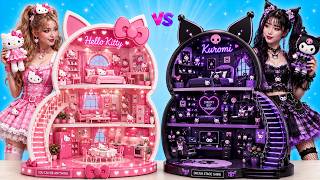 Room Makeover | Pink vs Purple 面白いトリックでDIYハウスを建てるby PiPiPop JP