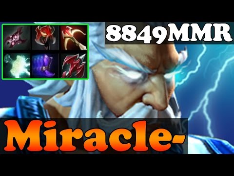 Dota 2 - Miracle- 8849MMR Plays Zeus CARRIER? NEW META? - Ranked Match Gameplay