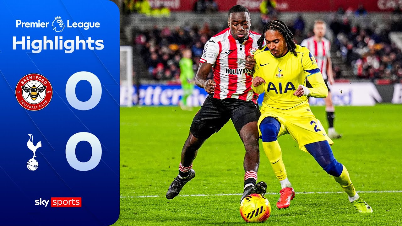 Goalless on Thomas Frank's return to the Gtech! | Brentford 0-0 Spurs | Premier League Highlights