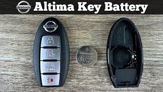 2013 - 2015 Nissan Altima Key Fob Battery Replacement - How To DIY Change Replace Remote Batteries