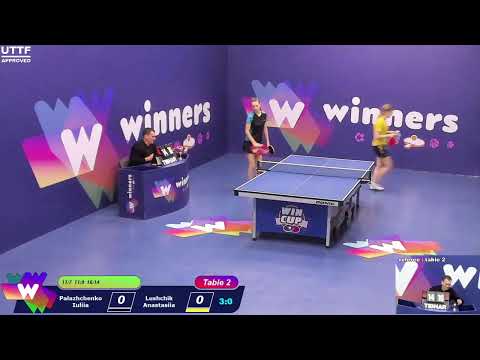 WINners CUP table 2  06.02   Palazhchenko Iuliia - Lushchik Anastasiia 18:30