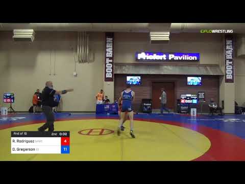 2018 Marine Corps US Open/UWW Junior Greco Roman 63 Rnd Of 16 - Raphael Rodriguez (GPWC) Vs. Dylan