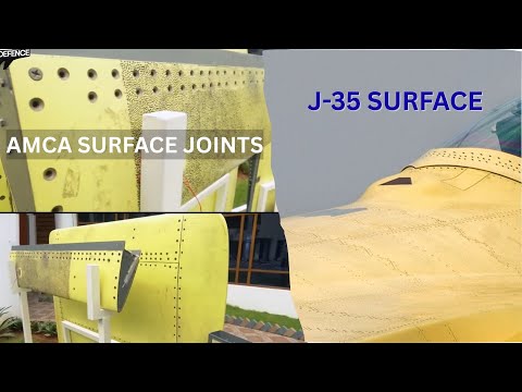 Surface Joints of AMCA and other Stealth aircraft J-35, F35