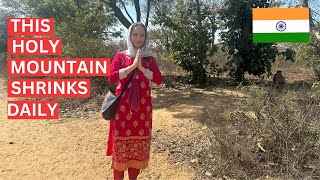 THIS HOLY MOUNTAIN IN INDIA SINKS DAILY | IMPORTANT MESSAGE 🇮🇳 #sanatandharma #hindu #harekrishna