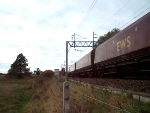 EWS class 66 shed 66248 Giving it legs at Heamies Farm