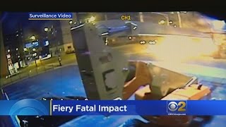 Woman Killed In Fiery River North Crash