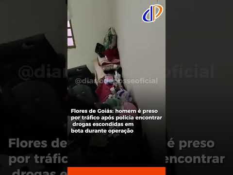 Flores de Goiás: homem é preso por tráfico