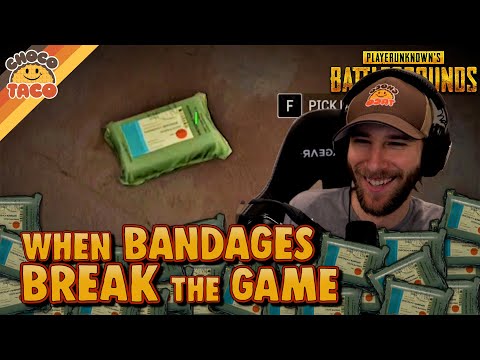 When Too Many Bandages Break the Game ft. HollywoodBobLIVE - chocoTaco PUBG Duos Gameplay