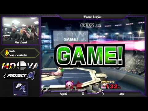 Project M @ Xanadu Dec. 29: Altex (Peach) vs. Squeak (Meta Knight)