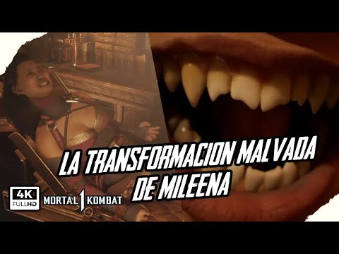 MK1 Mileena Gets Her Sharp Teeth -Afilando sus Dientes (Evil Transformation) - Mortal Kombat 1 2023
