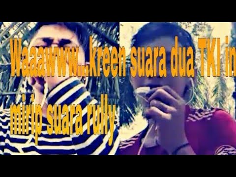 Waaww kreen suara dua pemuda ini mirip dgan rully Republik