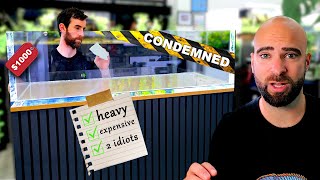 ONE CHANCE!! No Clue What We're Doing | Building A One Of A kind Aquarium
