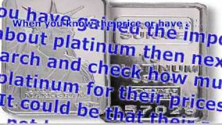 How To Sell Platinum Bullion