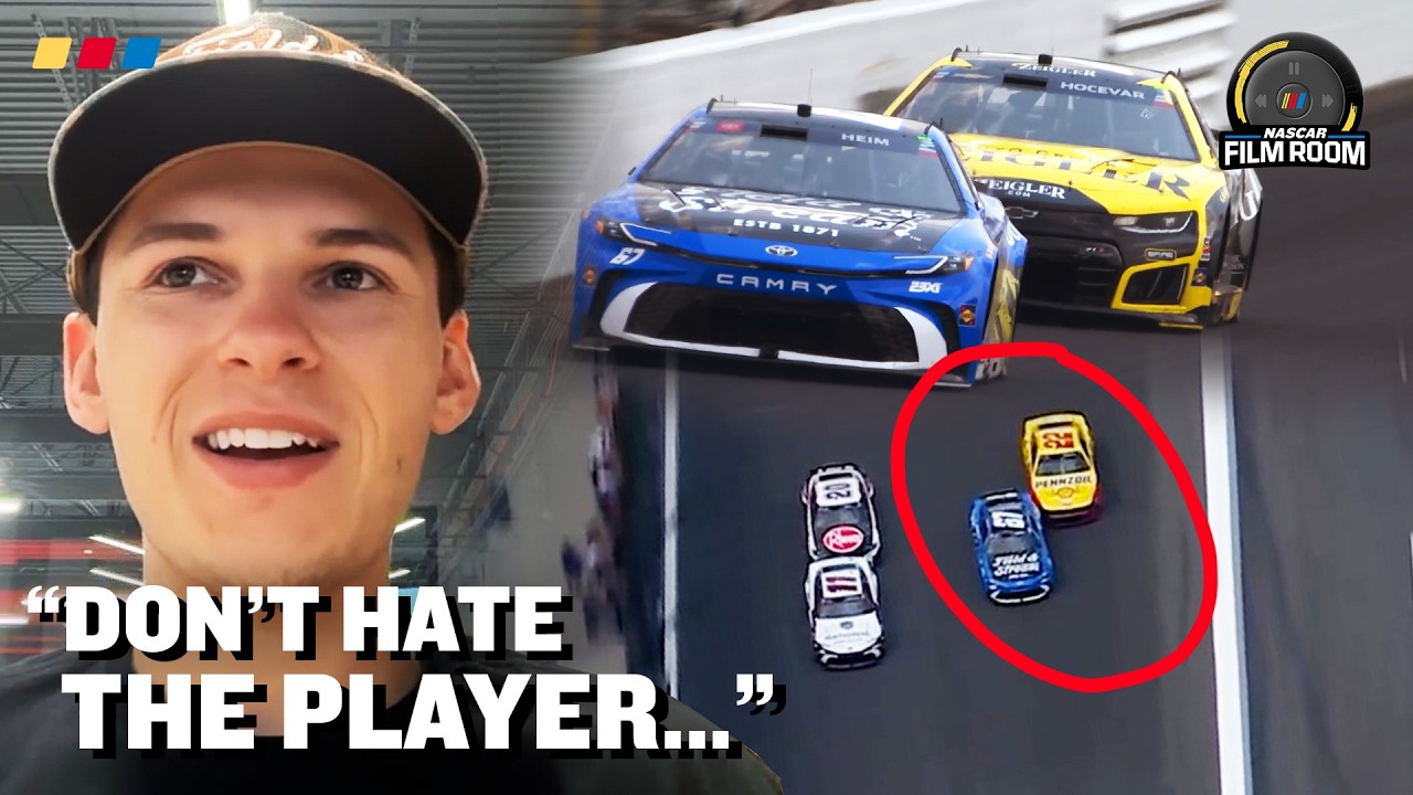Corey Heim Reacts to Battles with Hocevar and Hamlin at the Brickyard