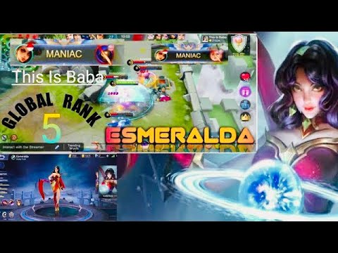 2x Maniac Almost Savage Hypercarry Esmeralda | Queen of shield | Top Global 5 by This Is Baba | MLBB