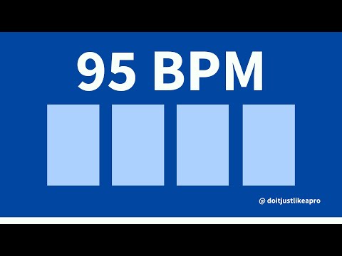95 BPM Metronome Click Track