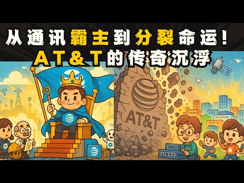 AT&T曾主宰美国通讯，最后却被拆成七块？AT&T的崛起与瓦解，比你想的精彩！