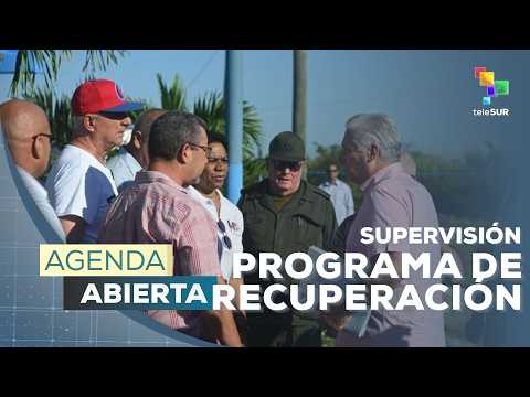 Pdte. Díaz-Canel supervisa programa de recuperación de agua en Mayabeque