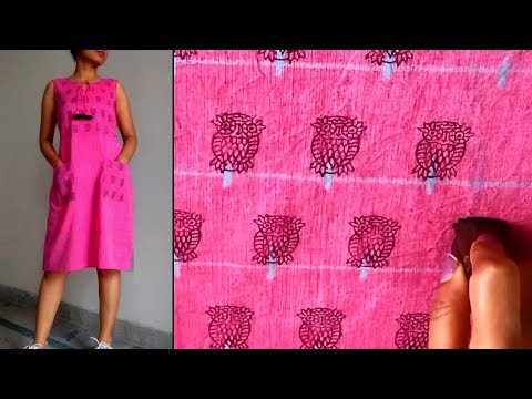 DIY : OWL Printed Designer Dress | Convert plain Dress into Designer wear | Block Printing at Home