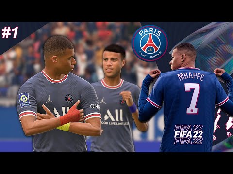FIFA 22 KYLIAN MBAPPE PLAYER CAREER MODE | MBAPPE + NEYMAR + MESSI! | #EP1