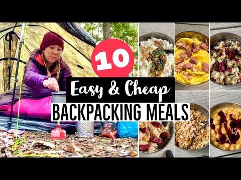 10 Easy Backpacking Recipes - thru hiker friendly and cheap!
