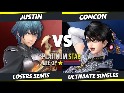 PSW S15:W7 Losers Semis - Justin (Byleth) Vs. ConCon (Bayonetta) SSBU Ultimate Tournament