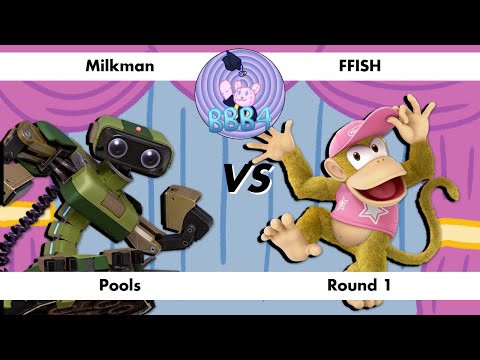 Buddwaur's Birthday Bash 4 - Pools Winners Round 1 - Milkman (R.O.B.) vs FFISH (Diddy Kong)