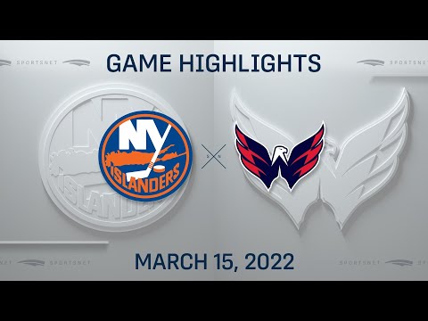 NHL Highlights | Islanders vs. Capitals - Mar. 15, 2022
