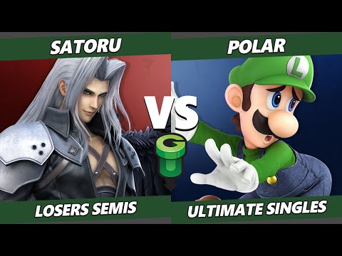 Game Underground Losers Semis - satoru (Sephiroth) Vs. Polar (Luigi, Fox) SSBU Ultimate Tournament