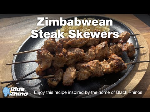 Zimbabwean Steak Skewers | Blue Rhino, Operation BBQ Relief and The International Rhino Foundation