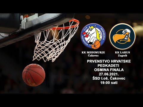 KK Međimurje - KK Larus - PRVENSTVO HRVATSKE PEDKADETI  OSMINA FINALA