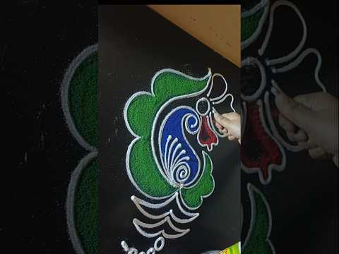 Daily use rangoli #rangoli #coloursofrangoli #art #easyrangoli