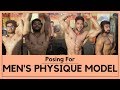 Posing For Men's Physique Model