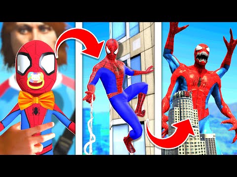 How To UPGRADE SPIDERMAN Into A GOD In GTA 5 ... (Secret Powers!) - GTA 5 Mods Funny Gameplay