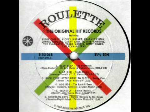 Jimmie Rodgers - Secretly, 1957 song on 1960 Roulette LP record.