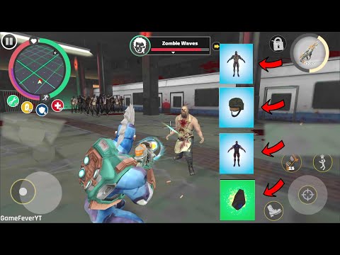 Rope Hero Vice Town - (Unlocked Arena Item Haven) Army Helmet and Some New Items Unlocked - HD