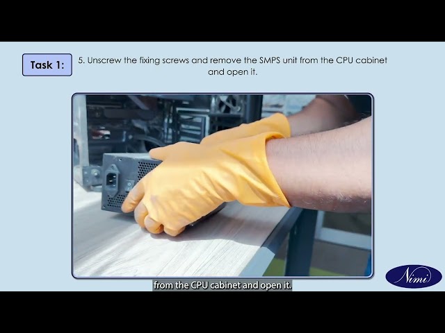 Troubleshoot the fault in the given SMPS unit Part -1