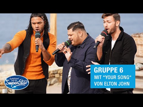 Gruppe 06: Lucas, Karl &amp; Serrano mit "Your Song" von Elton John | DSDS 2021