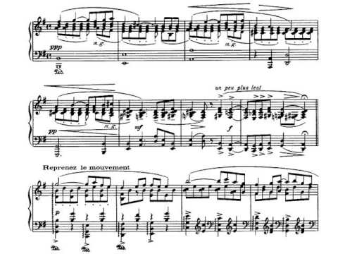 M. Ravel: Pavana para una infanta difunta Pavane pour une infante défunte Piano Audición y Partitura