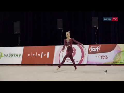 Khrystyna Pohranychna Hoop AA Qualifications Grand Prix Brno 2020